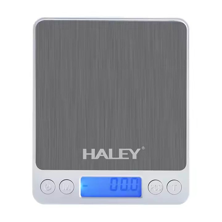 Cantar Digital HALEY de Bucatarie, 3000G, din Otel Inoxidabil, Argintiu